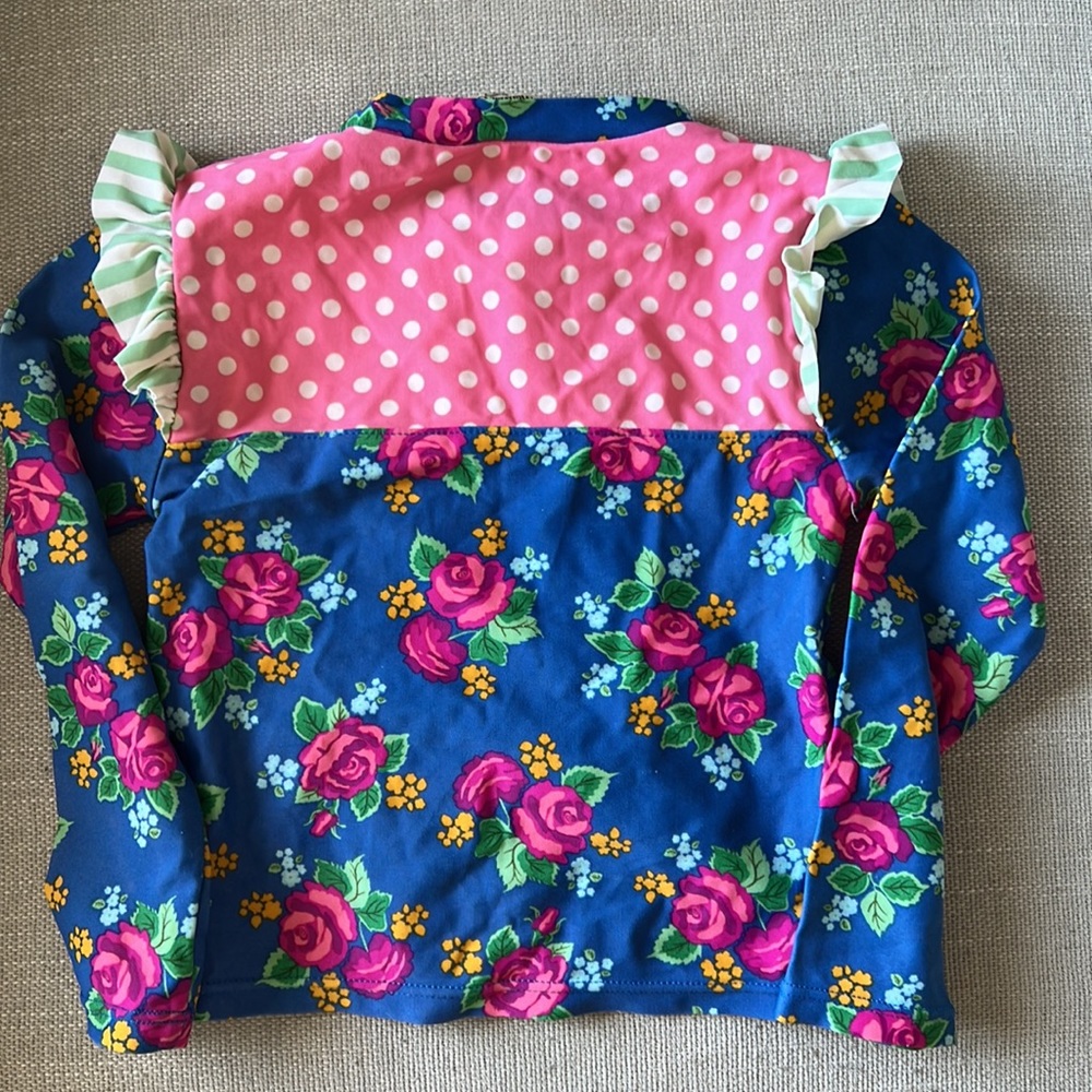 Matilda Jane Floral Rash Guard Size 2 - Picture 5 of 5